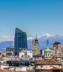 View of Milano, Italy